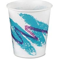 SCCR53J - Jazz Waxed Paper Cold Cups, 5 Oz, Tide Design