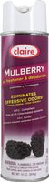 Claire C-166 10 Oz. Mulberry Air Freshener & Deodorizer Aerosol Can (Case of 12)
