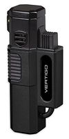 Vertigo Hornet Quad 4 Torch Flame Single Action Cigar Lighter Black