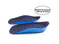 Peselina PU Invisible Heels Height Increase Insoles Elevator for Women and Men (Small (Women))