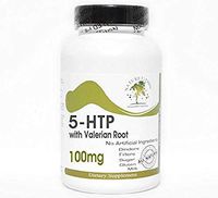 5-HTP 100mg with Valerian Root ~ 180 Capsules - No Additives ~ Naturetition Supplements