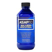 American Biotech Labs - ASAP 10 Silver Solution - Immune System Support, 10 ppm Silver Solution Dietary Supplement - 8 fl. oz.