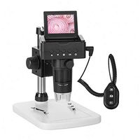 Levenhuk DTX TV  LCD Portable Digital Microscope with Remote Control for Recording Photos and Videos (Hdmi, Usb, TV  Cables in the Kit)