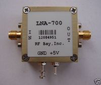 10-700MHz High IP3 LNA, NF=1.0dB, LNA-700, New, SMA