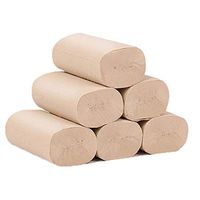 Fullyday 6 Roll Paper Towels Bulk Essential 4 Layer Paper Tissue, Thickened Household Skin-Friendly Toilet Paper White