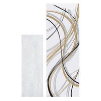 Hoffmaster 117502 Mystic Cutlery Pouch with 2 Ply Tissue Napkin, 9-1/2" x 3-1/4" (Pack of 600)