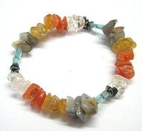 CRYSTALMIRACLE Quartz Carnelian Hematite Apatite Citrine Agate Beaded Bracelet Crystal Healing Men Women Gift Positive Energy Meditation Prosperity Fashion Wicca Jewelry Gift Health Handcrafted