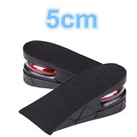 Kalevel Unisex 5cm Height Increase Insole 2 Inches Breathable Adjustable Insoles Invisible Height Increase Insoles Shoe Lifts Increased Shoe Pad Elevator Insoles Half Elevator Insole for Men Women