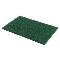Abrasive Nylon Scouring Pads, 9 in. x 6 in. x 1/4 in, Heavy Duty, Extra Large, Pack of 8