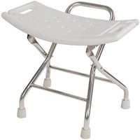 LINYUYI Height Adjustable Bathtub & Shower Stool,Stainless Steel Collapsible Old People Bath Chair,Nonslip Stool
