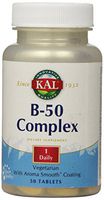 KAL B-50 Complex Tablets, 50 mg, 50 Count