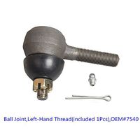 Fat Dragon GOLF Tie Rod End for Club Car DS G&E 1976-2008 Driver and Passenger Side #7539#7540 (Left-Hand Thread)