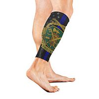 SLHFPX Leg Sleeve US Army Retro Military Police Compression Socks Support Non Slip Calf Sleeves - Improve Circulation for Shin Splint, Calf Pain Recovery, Running, Cycling, Travel, Sports 1 Pair