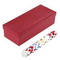 a-YUEYUE Cute Glass Crystal Wand Plug Massager Toys for Women Men Beginners Training