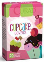 Curad Cupcake Covers Assorted Latex Free Bandages 20 Ct (Pack of 3)