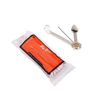Tobacco Pipe Cleaning Kit - 50 Pieces Pipe Cleaners & Stainless Steel 3 in 1 Smoking Pipe Cleaner Cleaning Tool Reamers Tamper for Smoking Pipe Cleaning (White)