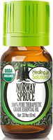 Organic Norway Spruce Essential Oil (100% Pure - USDA Certified Organic) Best Therapeutic Grade Essential Oil - 10ml