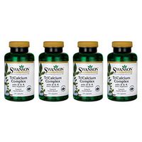Swanson Tricalcium Complex with Vitamins D & K 100 Capsules (4 Pack)