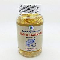 Amazing Natural Fish & Garlic Oil 200 Softgels 1000 Mg