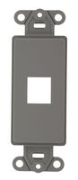 Leviton 41638-GY Decora Insert Kit, 6P6C, Gray