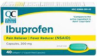 QC Ibuprofen 200 mg Softgels 40 ct 6pk