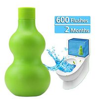 Automatic Toilet Bowl Cleaner New Generation Natural Disinfectant Scrub-Free Automatic Bathroom and Tank Cleaning System Bleach and Blue Cleaning with Scent Free 600 Flushes