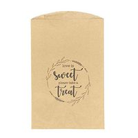 100 Kraft Paper Treat Bags, 2in Expandable Sides, Wedding Cookie Bags, Wedding Favor Bags, Cookies Treat Bag, Candy Bags, Goodie Bags, Party Favor Bags, Grease Proof Food Safe, Recyclable