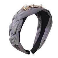 LIM&Shop Cross Headband Sparkly Elastic Head Wrap Hairband Twisted Women Girls Hair Accessories Sequin Beads Hair Hoop