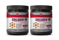 Skin Hair and Nails Vitamins - Collagen PEPTIDES HYDROLYZED Powder - hydrolyzed Collagen Powder for Skin - 2 Bottles 2 LB (908 Grams)