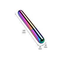 XIAOXIAN Cigarette Case, Stainless Steel Cigar Box, Colorful Moisturizing Tube, Business Single Portable Cigar Box.