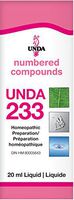 UNDA - UNDA 233 Numbered Compounds - Homeopathic Preparation - 0.7 fl. oz.