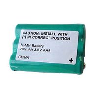 700mA, 3.6V Replacement NiMH Battery for Radio Shack 23-442 Cordless Phones - Empire Scientific #CPH-505