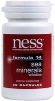 Ness Enzymes - Sea Minerals w/Iodine #14 90 caps [Health and Beauty]