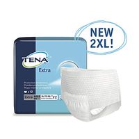 Tena Extra Protective Brief Underwear, 2XL, 68" - 80" Hip Size, Ca48
