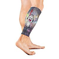 Stretch Sport Calf Sleeve Wallpaper I Love Music It Makes Me Happy Protective Guard for Men Women - Best Footless Compression Socks for Shin Splints, Running,Basketball Football (1 Pair)