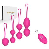 MINC Kegel Ball Ben wa Ball Pelvic Floor Exercise for Beginners and Advanced Kegel Fitness Weight Lifting and Tightening Benwa Ball 5-Piece Set (Peach)