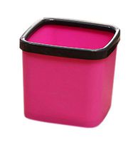 Creative Fashionable Mini Desktop Trash/Wastebasket, Rose Red Square