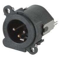 Neutrik NC3MK-V "K" Series PC Mount XLR Connector Male Vertical