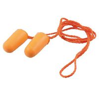 uxcell Nylon String Orange Soft Foam Disposable Earplug Earplugs Noise Reducer