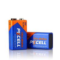 2 Pack 9V Battery Alkaline Battery 6LR61 for Smoke Detectors