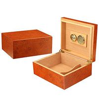JUFU Cigar Box Cigar Box - Cigar Humidors Small Cigar Box Portable Cigar Boxes 30CT @@ (Color : A)