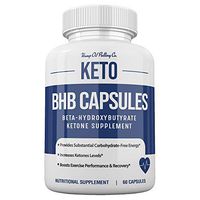 Keto BHB Capsules Keto Pills with Beta-Hydroxybutyrate Exogeneous Ketone Supplement 2 Bottles
