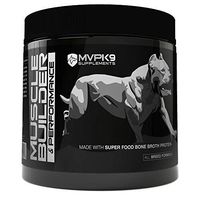 MVP K9 Supplements Muscle Builder & Performance for Dogs - Supports Muscle Endurance, Performance and Recovery. Now Contains Bone Broth Superfood Protein (90 Serving)