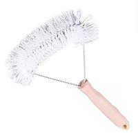 Flyzzz Plastic Window and Door Screen Cleanning Brush,HouseholdAnti-Mosquito Screen Window Exclusive Bristle Filter Cleaning Brush Tool (16.5x26cm, White)