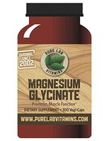 Pure Lab Vitamins Magnesium Glycinate 165mg - 300 Vegi Caps