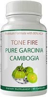 Tone Fire Garcinia Cambogia Weight Loss Extract Garcinia with 80% HCA 1500mg Extract