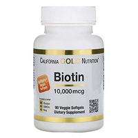 California Gold Nutrition Biotin, 10,000 mcg, 90 Veggie Softgels