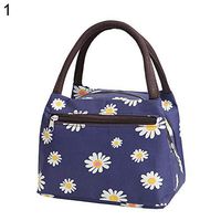 GrmeisLemc Unisex Portable Lunch Box Waterproof Thermal Insulated Cooler Durable Canvas Camp Picnic Food Storage Bag - 6#