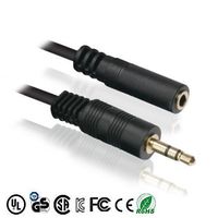 iMBAPrice iMBA-PS-25MF 25-Feet Gold Plated 3.5mm Male to 3.5mm Female Extension Stereo Audio Cable