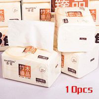ZUZZEE 10 Packs Draw Paper Household Hotel Tissue Toilet Paper Facial Tissue Napkin